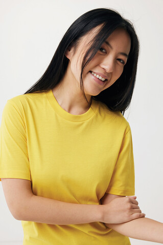 IQONIQ Sierra Lightweight T-Shirt aus recycelter Baumwolle gelb bedrucken, Art.-Nr. T9104.045.XL IQONIQ Sierra Lightweight T-Shirt aus recycelter Baumwolle gelb bedrucken, Art.-Nr. T9104.045.XL