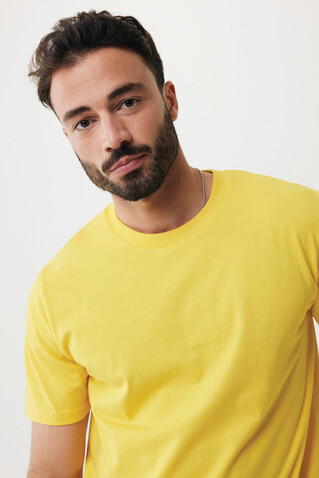 IQONIQ Sierra Lightweight T-Shirt aus recycelter Baumwolle gelb bedrucken, Art.-Nr. T9104.045.XL IQONIQ Sierra Lightweight T-Shirt aus recycelter Baumwolle gelb bedrucken, Art.-Nr. T9104.045.XL