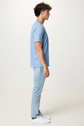 IQONIQ Sierra Lightweight T-Shirt aus recycelter Baumwolle light heather blue bedrucken, Art.-Nr. T9104.042.XXXL IQONIQ Sierra Lightweight T-Shirt aus recycelter Baumwolle light heather blue bedrucken, Art.-Nr. T9104.042.XXXL