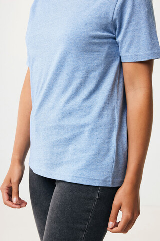 IQONIQ Sierra Lightweight T-Shirt aus recycelter Baumwolle light heather blue bedrucken, Art.-Nr. T9104.042.XXXL IQONIQ Sierra Lightweight T-Shirt aus recycelter Baumwolle light heather blue bedrucken, Art.-Nr. T9104.042.XXXL