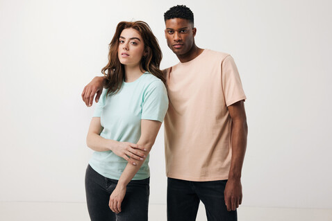 IQONIQ Sierra Lightweight T-Shirt aus recycelter Baumwolle peach nectar bedrucken, Art.-Nr. T9104.038.L IQONIQ Sierra Lightweight T-Shirt aus recycelter Baumwolle peach nectar bedrucken, Art.-Nr. T9104.038.L