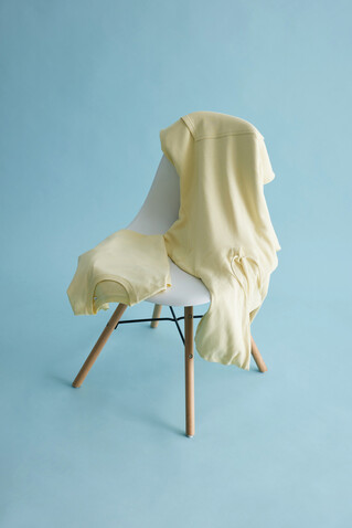 IQONIQ Sierra Lightweight T-Shirt aus recycelter Baumwolle cream yellow bedrucken, Art.-Nr. T9104.036.XXS