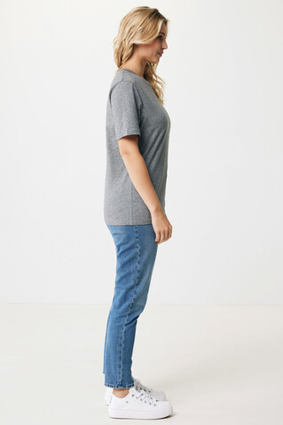 IQONIQ Sierra Lightweight T-Shirt aus recycelter Baumwolle light heather anthracite bedrucken, Art.-Nr. T9104.034.XXL