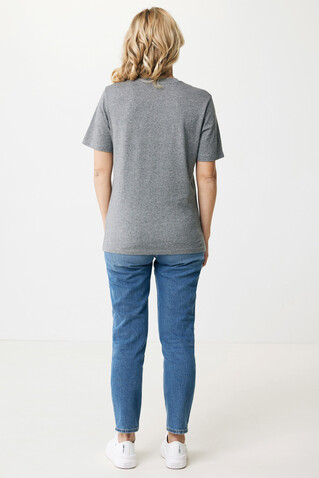 IQONIQ Sierra Lightweight T-Shirt aus recycelter Baumwolle light heather anthracite bedrucken, Art.-Nr. T9104.034.XXL
