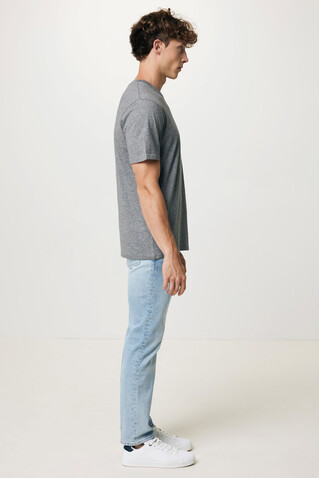 IQONIQ Sierra Lightweight T-Shirt aus recycelter Baumwolle light heather anthracite bedrucken, Art.-Nr. T9104.034.XXL