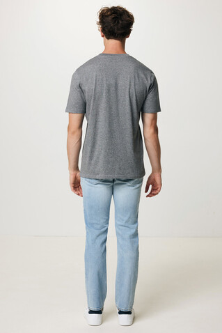 IQONIQ Sierra Lightweight T-Shirt aus recycelter Baumwolle light heather anthracite bedrucken, Art.-Nr. T9104.034.XXL