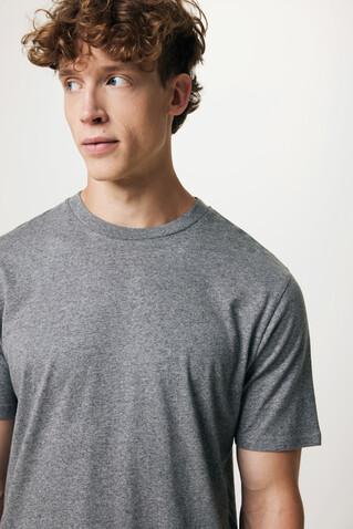 IQONIQ Sierra Lightweight T-Shirt aus recycelter Baumwolle light heather anthracite bedrucken, Art.-Nr. T9104.034.XXL