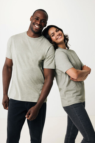 IQONIQ Sierra Lightweight T-Shirt aus recycelter Baumwolle light heather green bedrucken, Art.-Nr. T9104.033.XXXL
