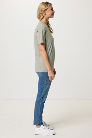 IQONIQ Sierra Lightweight T-Shirt aus recycelter Baumwolle light heather green bedrucken, Art.-Nr. T9104.033.XXXL