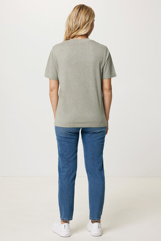 IQONIQ Sierra Lightweight T-Shirt aus recycelter Baumwolle light heather green bedrucken, Art.-Nr. T9104.033.XXXL