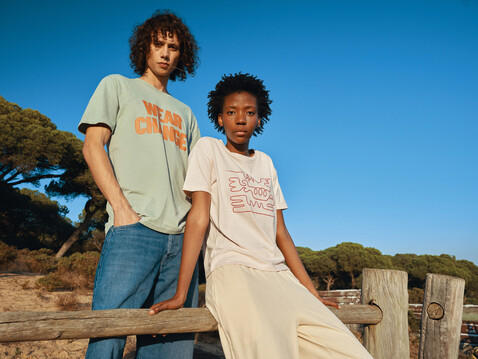 IQONIQ Sierra Lightweight T-Shirt aus recycelter Baumwolle Iceberg green bedrucken, Art.-Nr. T9104.023.L IQONIQ Sierra Lightweight T-Shirt aus recycelter Baumwolle Iceberg green bedrucken, Art.-Nr. T9104.023.L