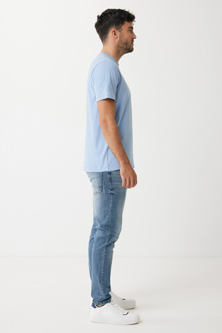 IQONIQ Sierra Lightweight T-Shirt aus recycelter Baumwolle sky blue bedrucken, Art.-Nr. T9104.022.M