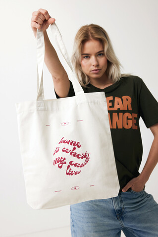 IQONIQ Sierra Lightweight T-Shirt aus recycelter Baumwolle khaki bedrucken, Art.-Nr. T9104.020.S