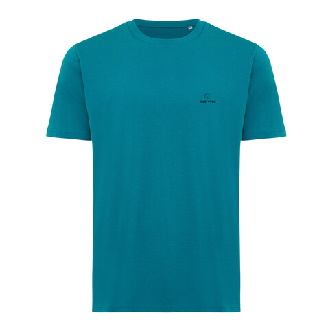 IQONIQ Sierra Lightweight T-Shirt aus recycelter Baumwolle verdigris bedrucken, Art.-Nr. T9104.009.S IQONIQ Sierra Lightweight T-Shirt aus recycelter Baumwolle verdigris bedrucken, Art.-Nr. T9104.009.S