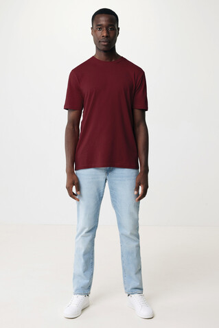 IQONIQ Sierra Lightweight T-Shirt aus recycelter Baumwolle burgunderrot bedrucken, Art.-Nr. T9104.007.XXS