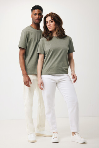IQONIQ Teide T-Shirt aus recycelter Baumwolle heather green bedrucken, Art.-Nr. T9105.015.M