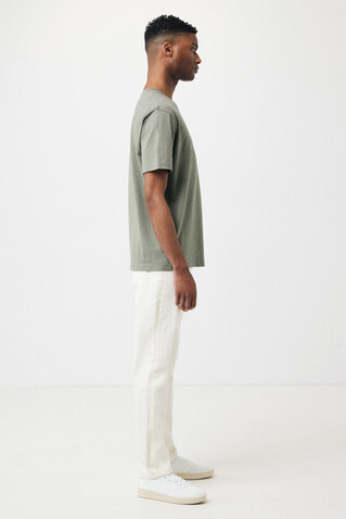 IQONIQ Teide T-Shirt aus recycelter Baumwolle heather green bedrucken, Art.-Nr. T9105.015.M