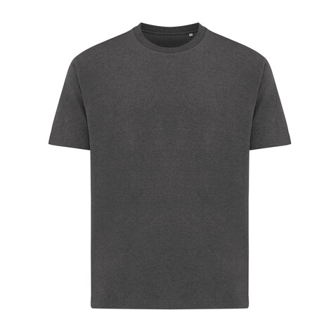 IQONIQ Teide T-Shirt aus recycelter Baumwolle heather anthracite bedrucken, Art.-Nr. T9105.014.S