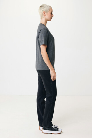 IQONIQ Teide T-Shirt aus recycelter Baumwolle heather anthracite bedrucken, Art.-Nr. T9105.014.S