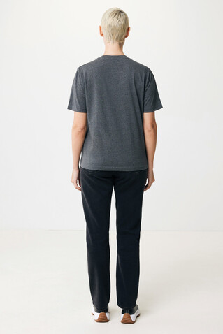 IQONIQ Teide T-Shirt aus recycelter Baumwolle heather anthracite bedrucken, Art.-Nr. T9105.014.S
