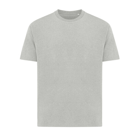 IQONIQ Teide T-Shirt aus recycelter Baumwolle heather grey bedrucken, Art.-Nr. T9105.013.4XL