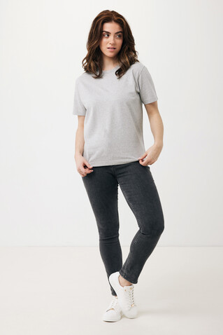 IQONIQ Teide T-Shirt aus recycelter Baumwolle heather grey bedrucken, Art.-Nr. T9105.013.4XL
