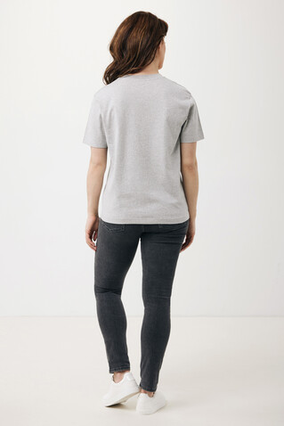 IQONIQ Teide T-Shirt aus recycelter Baumwolle heather grey bedrucken, Art.-Nr. T9105.013.4XL