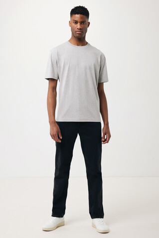 IQONIQ Teide T-Shirt aus recycelter Baumwolle heather grey bedrucken, Art.-Nr. T9105.013.4XL