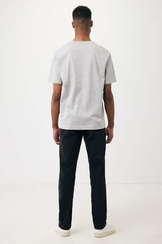 IQONIQ Teide T-Shirt aus recycelter Baumwolle heather grey bedrucken, Art.-Nr. T9105.013.4XL