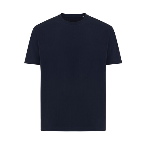 IQONIQ Teide T-Shirt aus recycelter Baumwolle navy blau bedrucken, Art.-Nr. T9105.002.XXXL