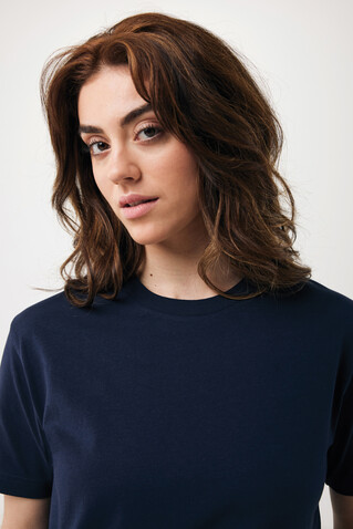 IQONIQ Teide T-Shirt aus recycelter Baumwolle navy blau bedrucken, Art.-Nr. T9105.002.XXXL