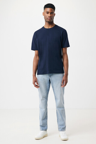 IQONIQ Teide T-Shirt aus recycelter Baumwolle navy blau bedrucken, Art.-Nr. T9105.002.XXXL