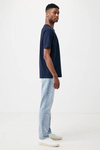 IQONIQ Teide T-Shirt aus recycelter Baumwolle navy blau bedrucken, Art.-Nr. T9105.002.XXXL