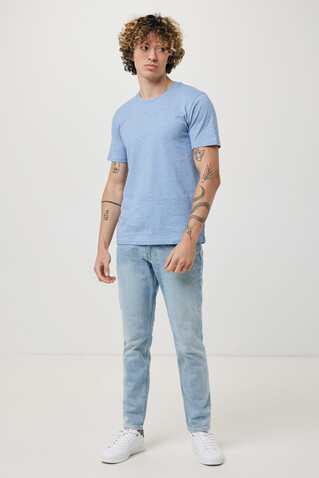 IQONIQ Brett T-Shirt aus recycelter Baumwolle light heather blue bedrucken, Art.-Nr. T9107.042.M IQONIQ Brett T-Shirt aus recycelter Baumwolle light heather blue bedrucken, Art.-Nr. T9107.042.M