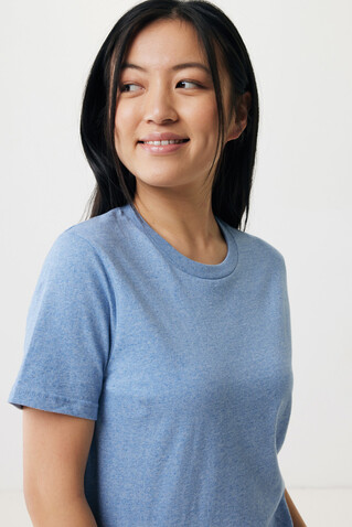 IQONIQ Brett T-Shirt aus recycelter Baumwolle light heather blue bedrucken, Art.-Nr. T9107.042.M IQONIQ Brett T-Shirt aus recycelter Baumwolle light heather blue bedrucken, Art.-Nr. T9107.042.M