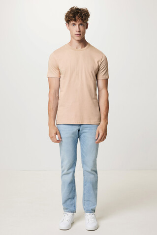 IQONIQ Brett T-Shirt aus recycelter Baumwolle peach nectar bedrucken, Art.-Nr. T9107.038.S