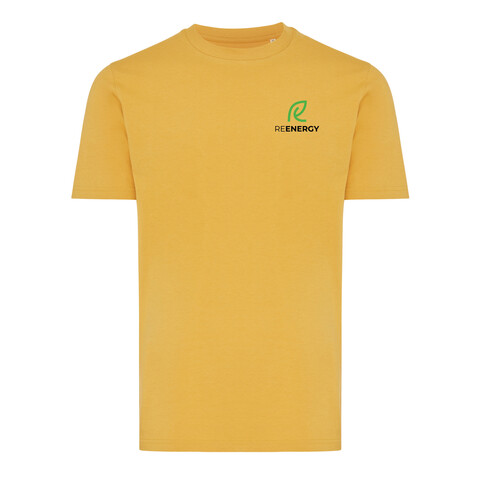 IQONIQ Brett T-Shirt aus recycelter Baumwolle ochre yellow bedrucken, Art.-Nr. T9107.021.XXL IQONIQ Brett T-Shirt aus recycelter Baumwolle ochre yellow bedrucken, Art.-Nr. T9107.021.XXL