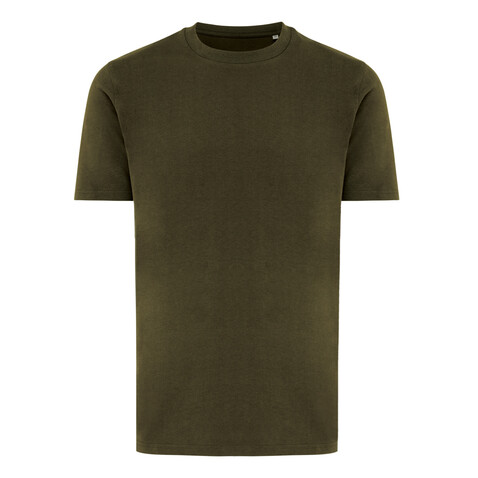 IQONIQ Brett T-Shirt aus recycelter Baumwolle khaki bedrucken, Art.-Nr. T9107.020.XXXL