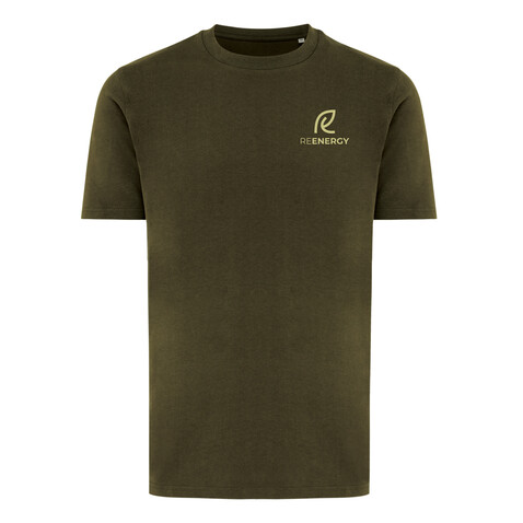 IQONIQ Brett T-Shirt aus recycelter Baumwolle khaki bedrucken, Art.-Nr. T9107.020.XXXL