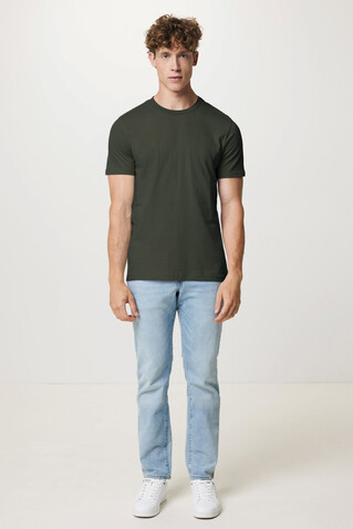IQONIQ Brett T-Shirt aus recycelter Baumwolle khaki bedrucken, Art.-Nr. T9107.020.XXXL