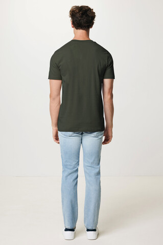 IQONIQ Brett T-Shirt aus recycelter Baumwolle khaki bedrucken, Art.-Nr. T9107.020.XXXL