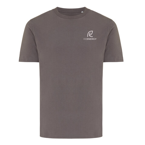 IQONIQ Brett T-Shirt aus recycelter Baumwolle anthrazit bedrucken, Art.-Nr. T9107.019.XL