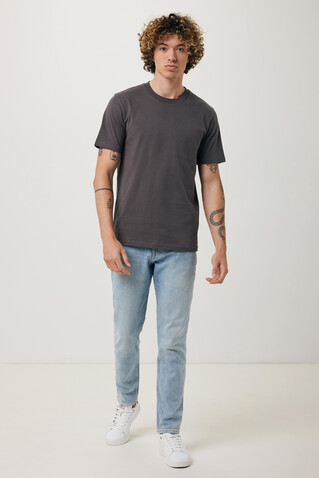 IQONIQ Brett T-Shirt aus recycelter Baumwolle anthrazit bedrucken, Art.-Nr. T9107.019.XL