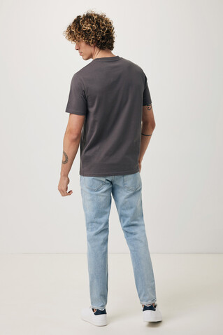 IQONIQ Brett T-Shirt aus recycelter Baumwolle anthrazit bedrucken, Art.-Nr. T9107.019.XL