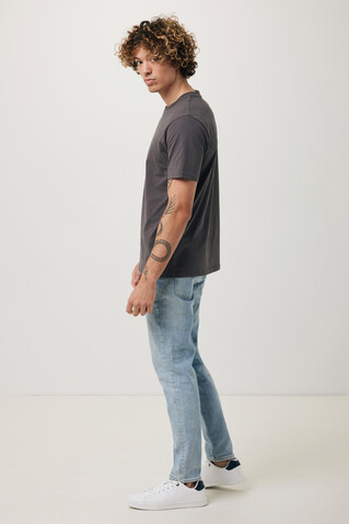 IQONIQ Brett T-Shirt aus recycelter Baumwolle anthrazit bedrucken, Art.-Nr. T9107.019.XL