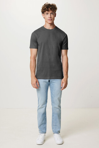 IQONIQ Brett T-Shirt aus recycelter Baumwolle anthrazit bedrucken, Art.-Nr. T9107.019.XL