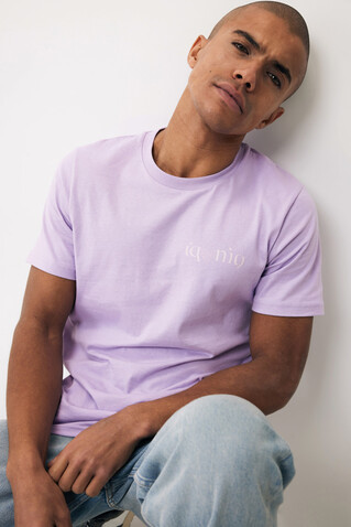 IQONIQ Brett T-Shirt aus recycelter Baumwolle lavender bedrucken, Art.-Nr. T9107.011.XL