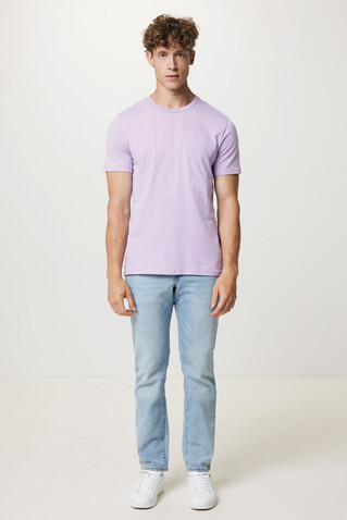 IQONIQ Brett T-Shirt aus recycelter Baumwolle lavender bedrucken, Art.-Nr. T9107.011.XL