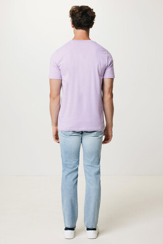 IQONIQ Brett T-Shirt aus recycelter Baumwolle lavender bedrucken, Art.-Nr. T9107.011.XL