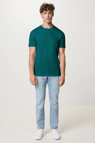 IQONIQ Brett T-Shirt aus recycelter Baumwolle verdigris bedrucken, Art.-Nr. T9107.009.M